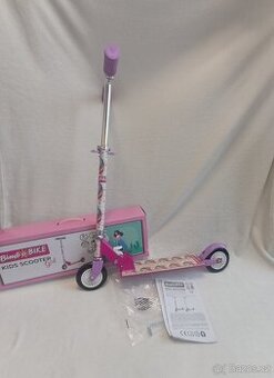 Skládací dětská koloběžka s jednorožcem, Bimbobike