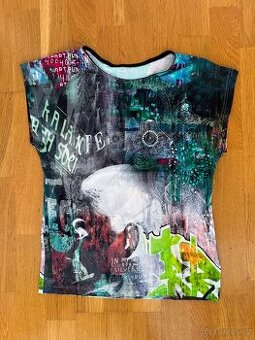 Tričko barevné dámské, vel. 40