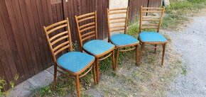 Prodam 4 retro zidle (Novy Domov)