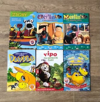 DVD . pohádky ( 6 ks )