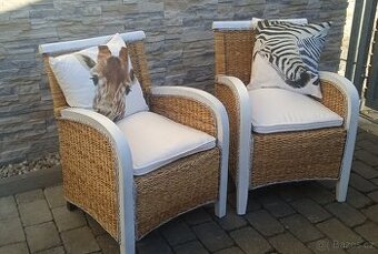 Ratanová křesla 2ks