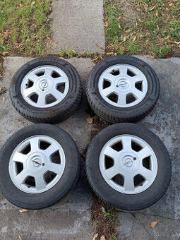 Kola + pneu 5Jx14 ET39, 185/65 R14 86T - vhodné pro Opel