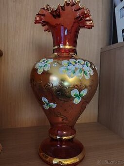 Váza Nový Bor vysoký smalt