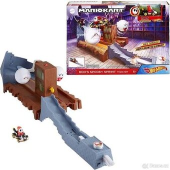 Hot Wheels Mario Kart Boos Spooky Super Mario + lampička