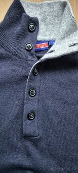 Pánský svetr s kašmírem a hedvábím – vel. M