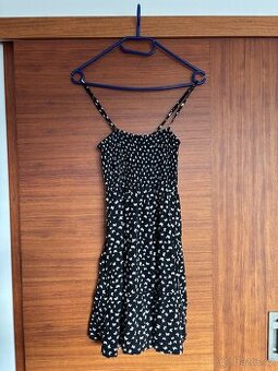 Šaty černo-bílé (vel. M)