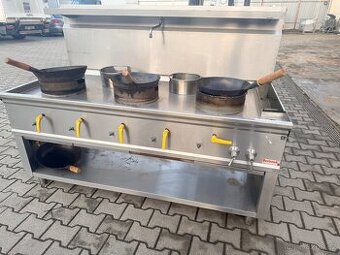 Profi plynový sporák WOK 84 kW