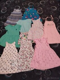 Dětské šaty,sukně a šátky velikost 110/116 pro holčičku