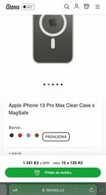 Originál Apple iPhone 13 Pro Max Clear Case s MagSafe - 1
