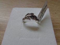 Ag prsten s Marcasity lístečky - 1