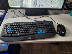 Herni PC, monitor,  klávesnice a herní myš