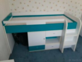 Detska patrová postel se skřínkou MOLI