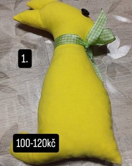 Dekorace Zvířata ručně šitý - 1