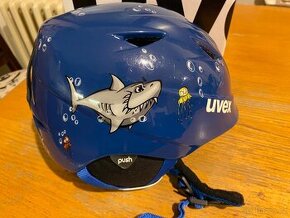 Dětská lyžařská helma Uvex Airwing 2 shark, 48-52cm, na ND
