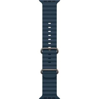 Apple Watch Ocean Band – Blue (49 mm, One Size)