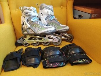 Dámské kolečkové inline silniční brusle Rollerblade wing 6.0