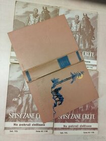 Z.GREY - NA POKRAJI CIVILIZACE - NOVINA 1937 - SEŠITY+DESKY