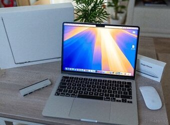 MacBook Air M2, 16GB RAM, 256GB SSD, záruka
