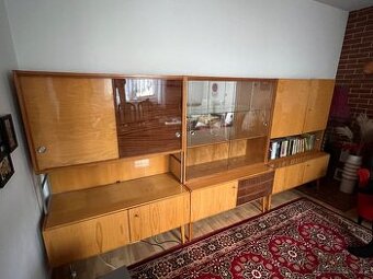 Vintage retro stará obývací stěna