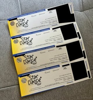 Prodám vstupenky na StarDance Tour v Praze, 4. 11. 2025