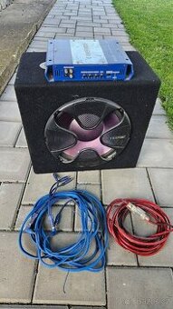 Blaupunkt woofer + zesilovač Blaupunkt GTA270 400w