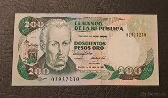 200 Pesos, Kolumbie, UNC
