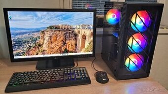 Herní PC sestava Ryzen 5 2600, GTX 1650S, 16GB DDR4, SSD+HDD - 1