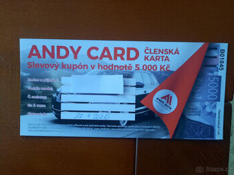 Slevový poukaz do Andy Auta