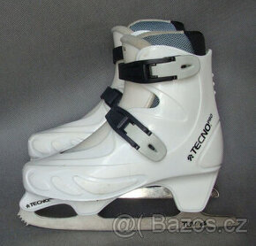 Dívčí lední skeletové brusle TECNO PRO WHT vel. 34
