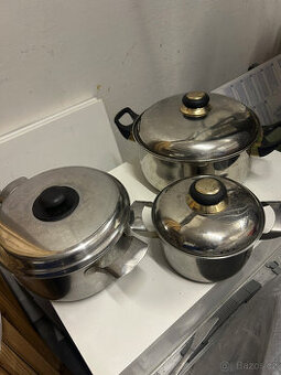 nerezové hrnce