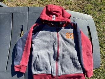 Teplá mikina vel. 122/128