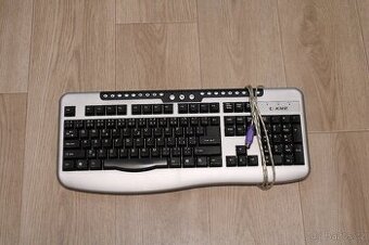 Klávesnice KME KM-3701 stříbrná