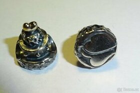 Přívěsek PANDORA- DORT. Stříbro + zlato. Nový