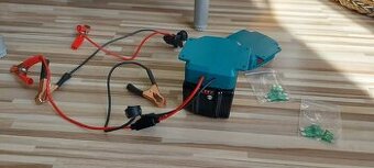 Startovací kabely+vypínač+pojistky, pro Aku batrii Makita18V