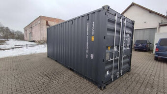 Lodní 20 ft kontejner po jedné cestě v barvě antracit