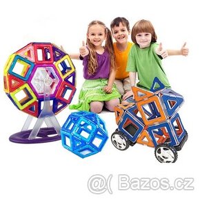 Nová magnetická stavebnice Magical Magnet sada 168 dílků