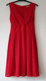 Dámské červené šifonové šaty Orsay 42 XL
