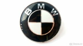 BMW přední i zadní znak černobílý 82mm