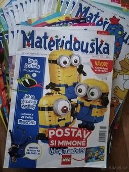 36 ks dětských časopisů Mateřídouška + bonus číslo detektiv