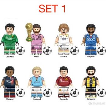 Figúrky futbal + basketbal 2 (8 a 10ks) typ lego - nové