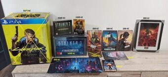 Počítačové hry, sběratelské edice, artbook.