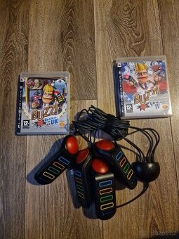 Prodám Buzz hry PS3 + BUZZERS