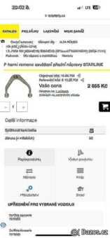 Alfa Romeo 159 Horni rameno