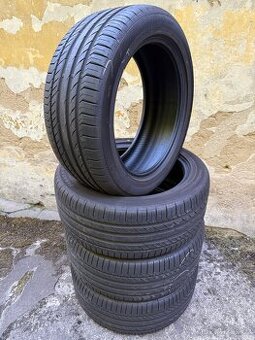 Letní sada pneu 245/45 R18 zánovní Continental