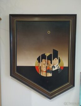Zdeněk Jiroušek - Souboj noci a dne - obraz