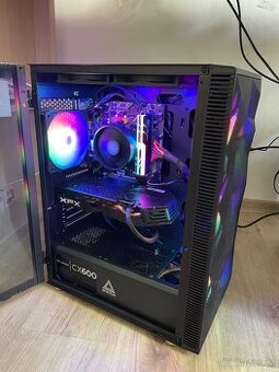 Herní PC – RX 580, Ryzen 5 4500 , 1TB SSD, windows 11 home