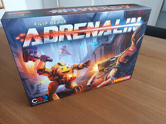 Adrenalin - desková hra (Mindok), CZ, výborný stav