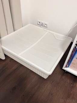 Úložné boxy s víkem pod postel 2 ks