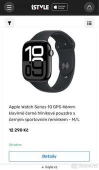 Nové a nerozdělané Apple Watch 10