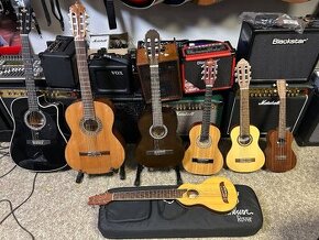 Ukulele koncertni / spanelska kytara a dreadnougt